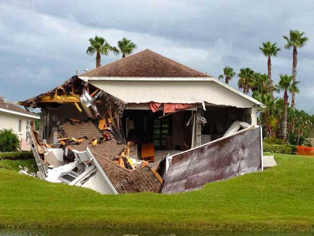 Sinkhole Damage Insurance Claim