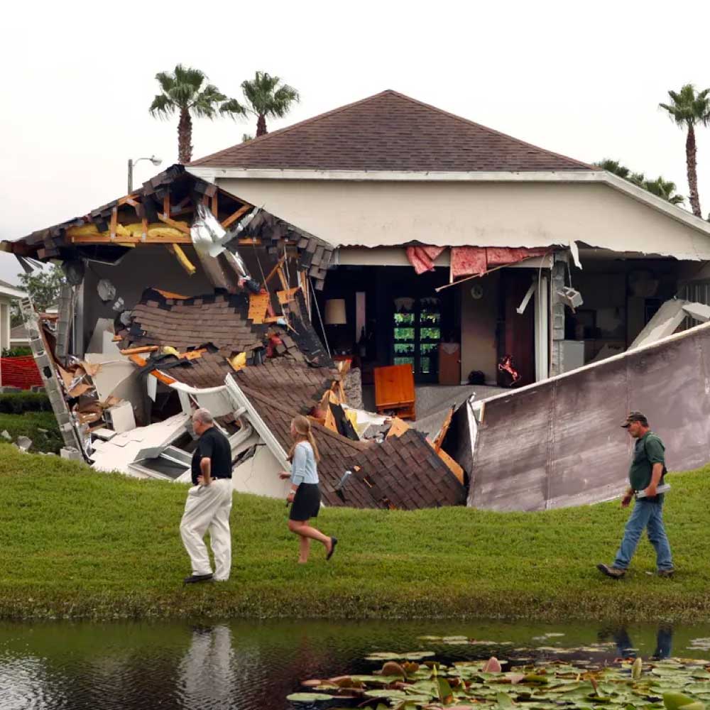 Sinkhole Damage In Florida